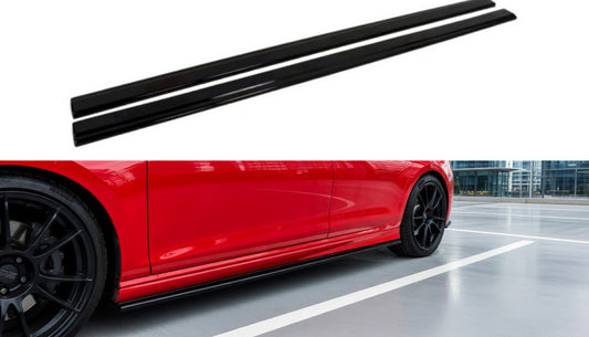 MK7 R Side Skirt Splitter Extensions Rocker Panel Protection Compatible with VW Golf MK7 R Hatchback & Estate 2013-2016