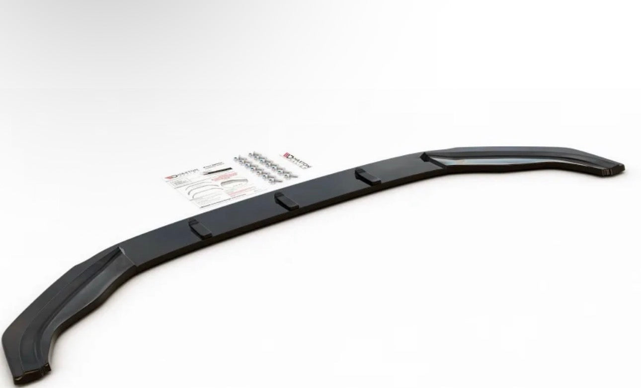 Volkswagen Golf MK7 GTI 2014–2016 Front Lip Splitter One Piece Gloss Black ABS Lower Spoiler Onecarworld