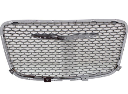 Chrysler 300 2015–2023 Front Grille – Painted Bright Black with Satin Chrome Frame | TG ONECARWORLD