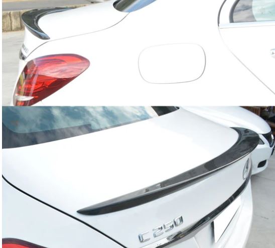 Mercedes Benz W205 4 Door AMG Orignal Style Trunk Spoiler 2015-2021 ABS Gloss Black Onecarworld