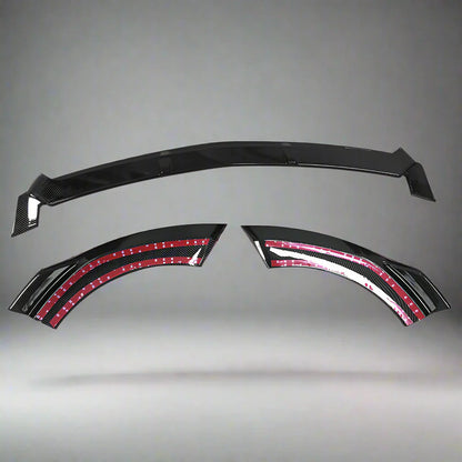 Mercedes-Benz E-Class W213 Front Lip 2016-2020 Glossy Black Onecarworld