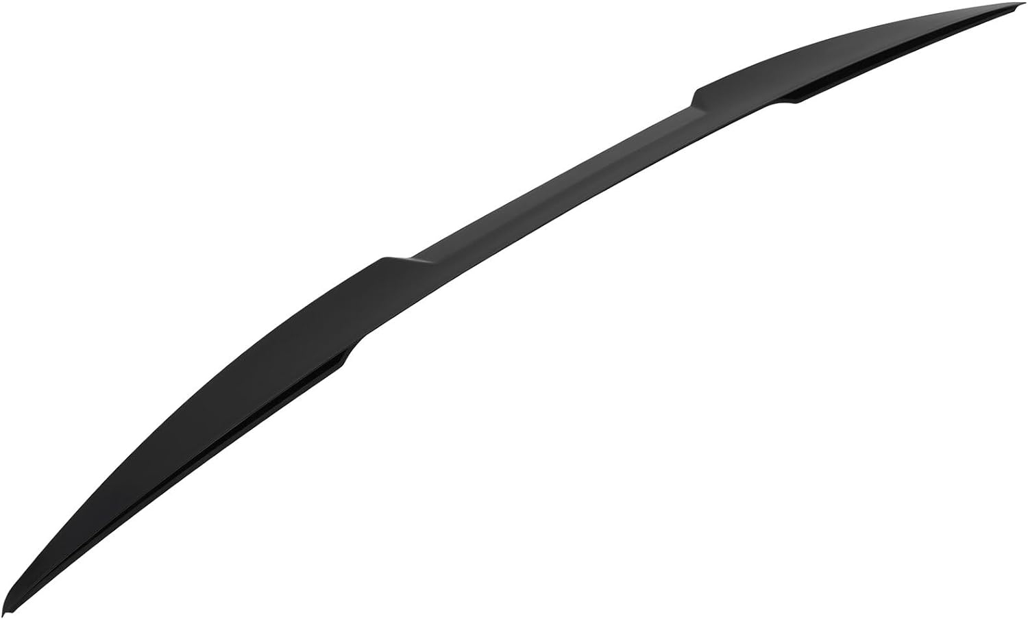 Audi A4 S4 B9 Sedan Racing Trunk Spoiler M4 Style Rear Trunk Lip Spoiler for 2017-2023 (ABS Glossy Black) - ONECARWORLD