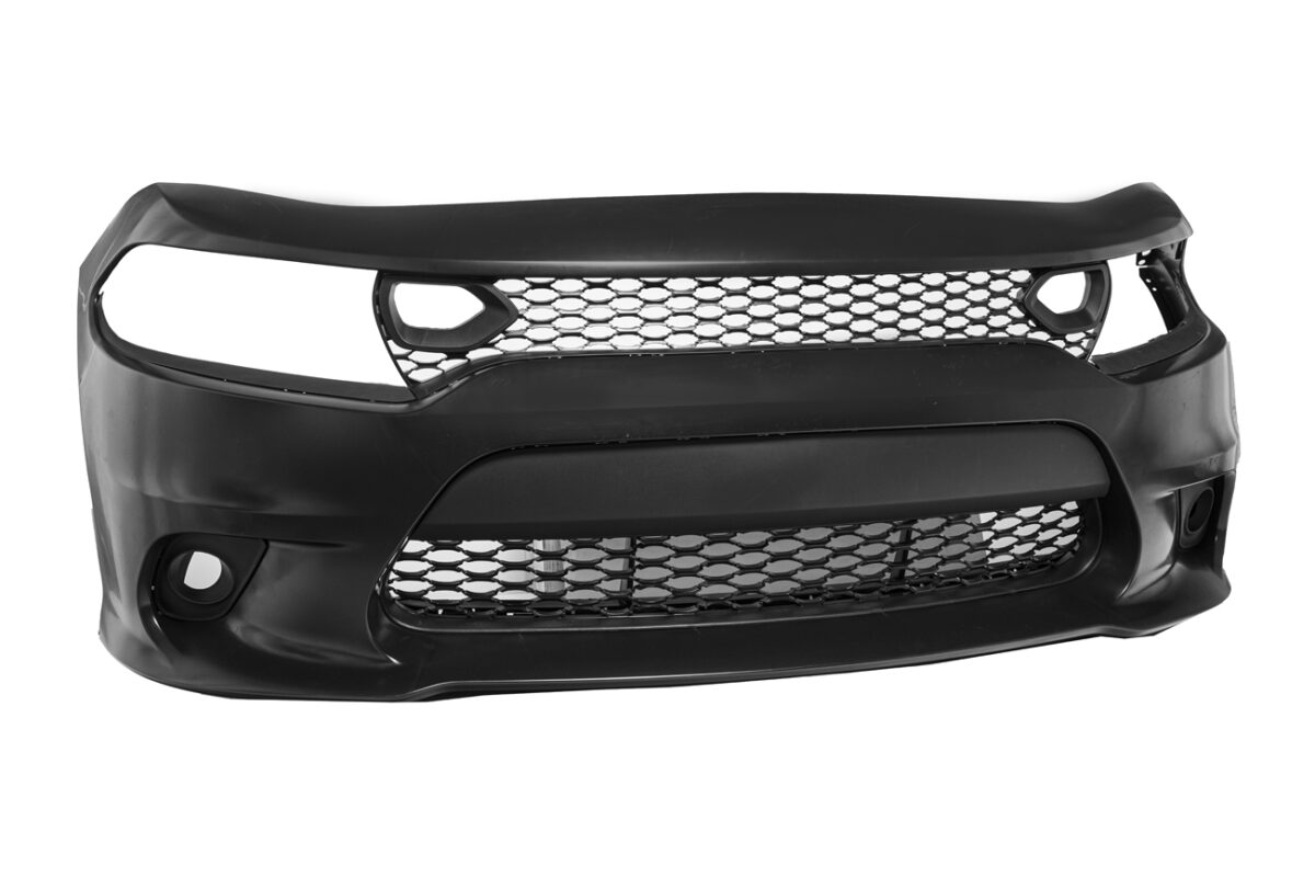 Dodge Charger Front Conversion Bumper Hellcat Style With fog lamp Option 2015-2023 Unpainted Primer Onecarworld