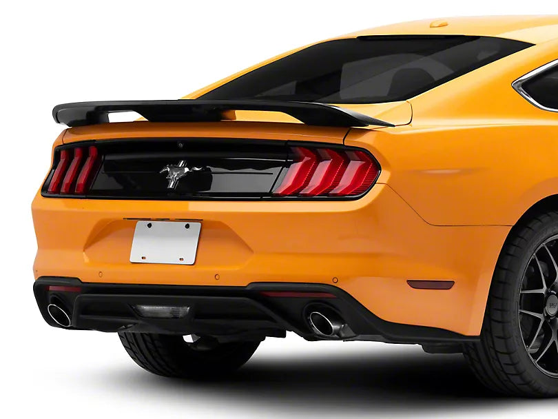 Ford Mustang GT500 Fastback Models Rear Trunk Spoiler lip 2015-2023 Glossy Black - ONECARWORLD