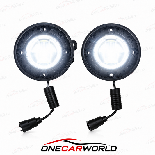 Dodge Charger LED Fog Lamp 2015-2023 White Onecarworld