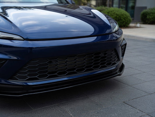 Volkswagen Golf MK8 GTI / GTD / GTE / R-Line 2020-2024 Front Splitter V4 Glossy Black Onecarworld