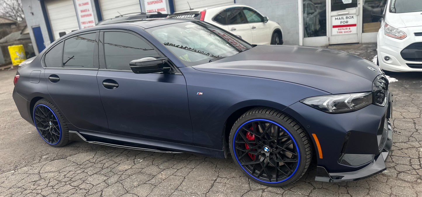 Side Skirts for 2019-2023 BMW G20 G28 3 Series M Sport Gloss Black 3D Racing Style Extension Rocker Panels