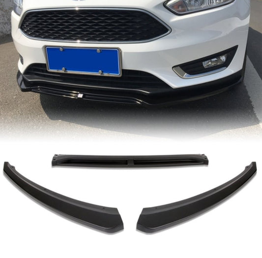 Ford Focus SE/SEL 2015-2018 Glossy Black Flexible Front Lip Onecarworld