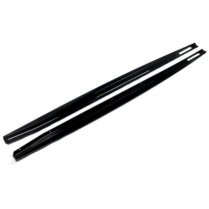 BMW 4 Series G22 G23 2-Door 2020+ Side Skirts Extension Lip Glossy Black Onecarworld