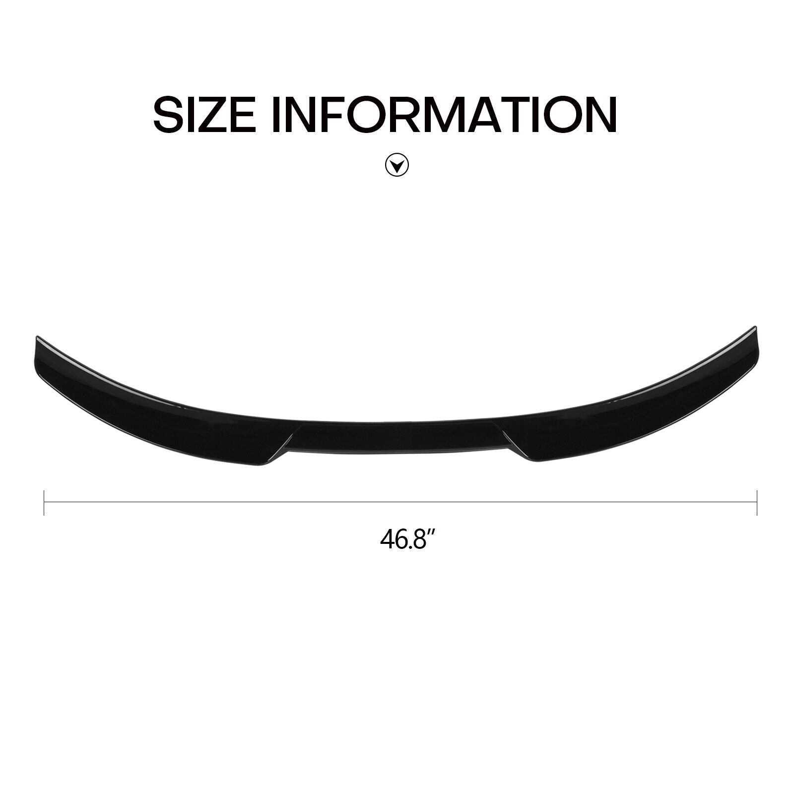 M4 Style Toyota Corolla 2019-2023 4 Door Rear Trunk Spoiler Wing Roof Lip Glossy Black - ONECARWORLD
