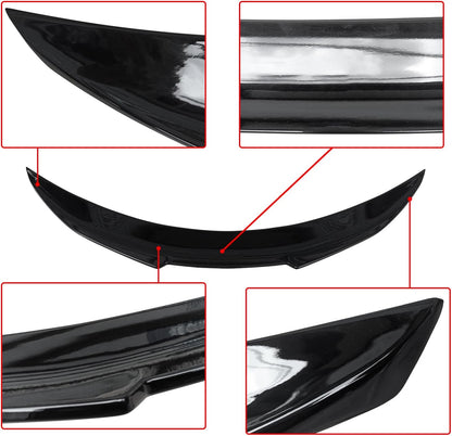 Infiniti Q60 2017-2022 Rear Trunk Spoiler Glossy Black Onecarworld