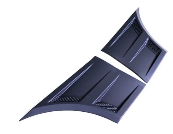 Ford Mustang Front Fender Side Scoops Vent 3D Style | 2015–2023 | ABS Plastic | Paintable | Onecarworld