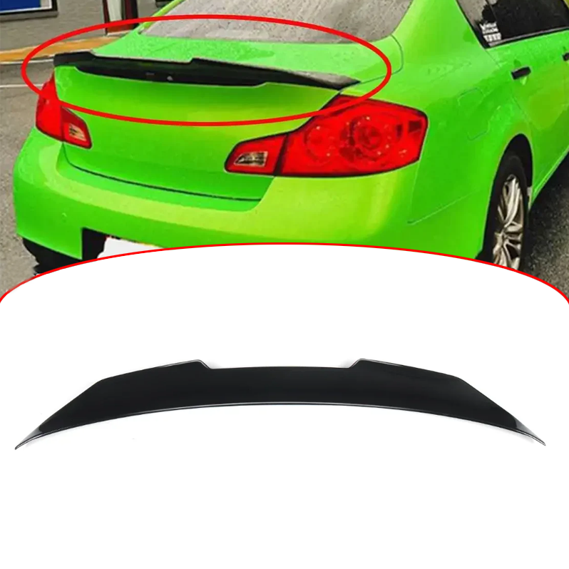 Rear Trunk Spoiler Wing for Infiniti G37/G35 Q40 (2007-2015)4 Door Sedan.