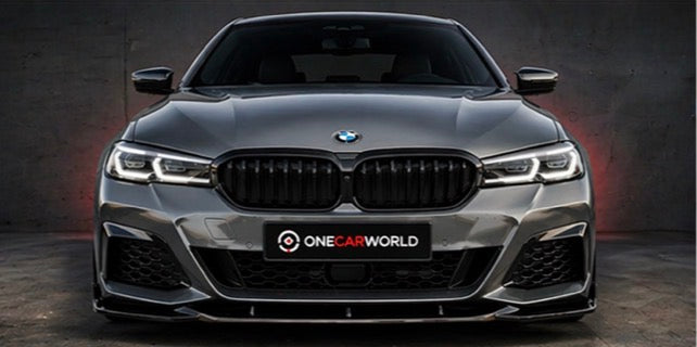 BMW 5 Series G30 Facelift 2020+ M-Pack Front Bumper Lip Splitter Spoiler M Sport Onecarworld