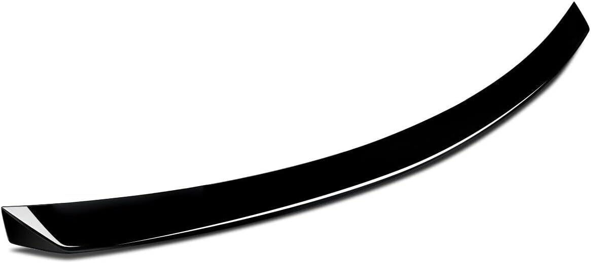 2013-2021 Jeep Grand Cherokee R Style Rear Roof Spoiler + Trunk Splitter Tailgate Mid Wing Gloss Black - ONECARWORLD
