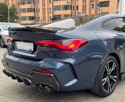 BMW 4 Series G22 G82 2021-2024 PSM Style Rear Trunk Spoiler Glossy Black Onecarworld
