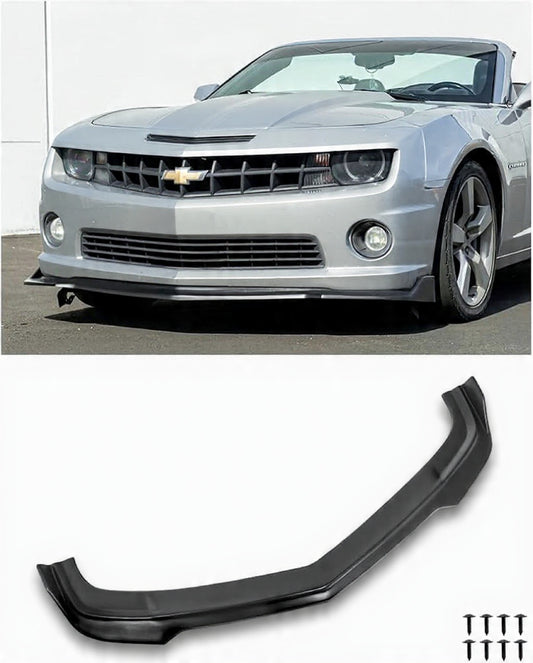 Chevrolet Camaro 2010–2013| Performance Package Style Front Bumper Lip | Gloss Black