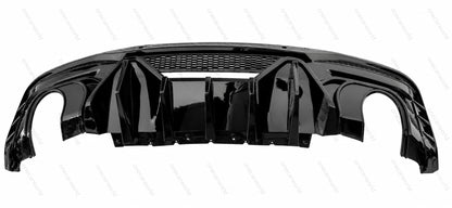 Mustang 2024+ Dark Horse Style Rear Diffuser | Glossy Black | For EcoBoost & GT | OneCarWorld