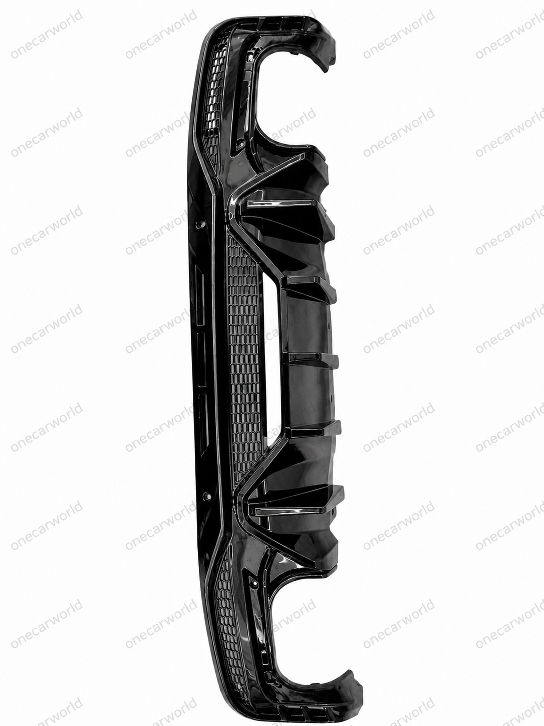 Mustang 2024+ Dark Horse Style Rear Diffuser | Glossy Black | Dual Outlet | For EcoBoost & GT | OneCarWorld