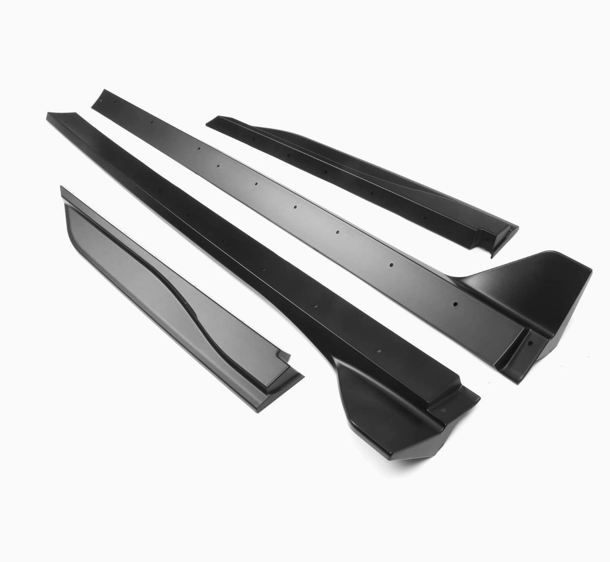 Ford Mustang GT500 Style 
2010-2014 Glossy Black Side Skirts  for all trims Onecarworld