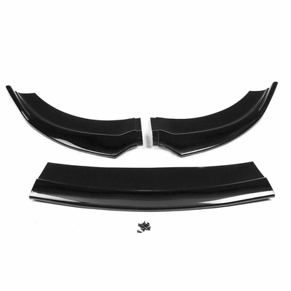 Dodge Charger Front Lip for 2015-2023 SRT, V3 Style Gloss Black PP Front Bumper Lip