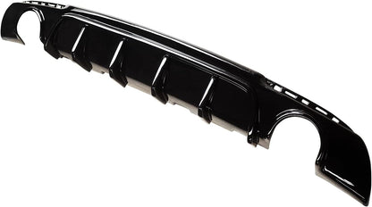 Chrysler 300C SRT Bumper Rear Diffuser fits for 2016-2023, Shark Fin Style Gloss Black Rear Lower Bumper Lip