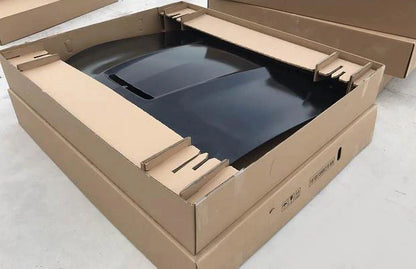 15-17 Mustang GT350 Style Aluminum Hood (Fits All 15-17 Models) Direct Fit & Includes Plastic Grille Insert - ONECARWORLD