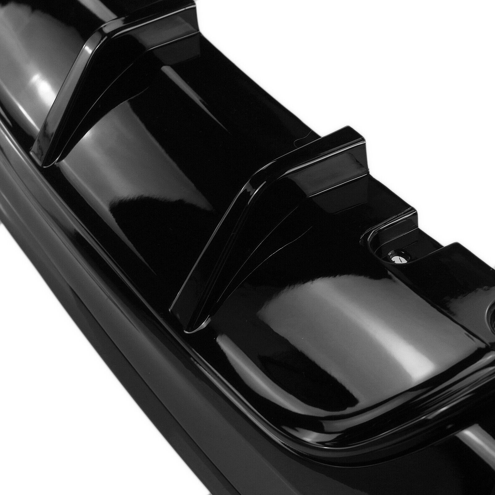BMW 2 Series F22 F23 M235i M240i 2014-2021  M Sport Rear Diffuser Glossy Black - ONECARWORLD