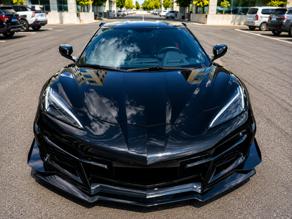 Chevrolet Corvette C8 Stingray Z06 Style Front Conversion Bumper Kit 2020-2026 Unpainted PP Onecarworld