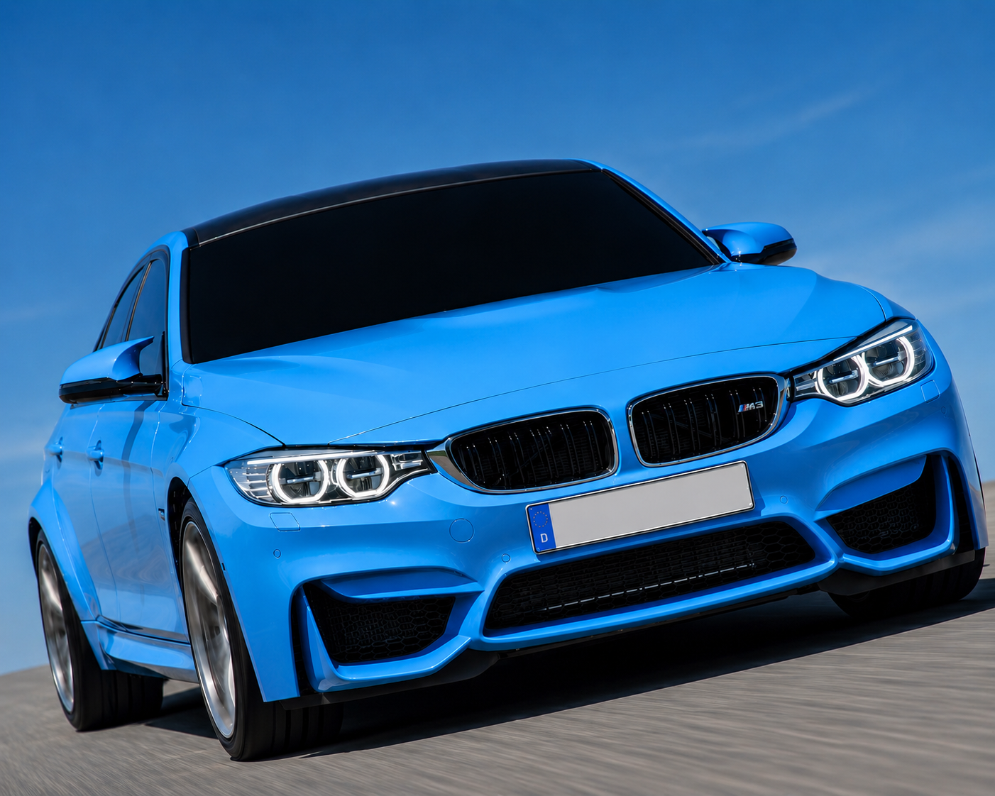 BMW 3 Series F30 M3 Style Front Bumper Conversion 2012-2018 Unpainted Primer Onecarworld
