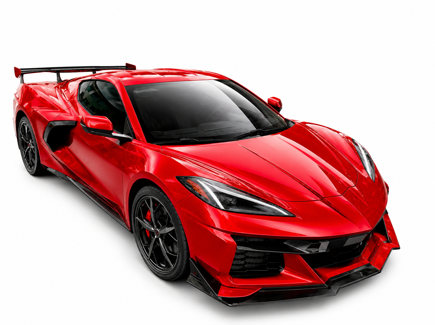 Chevrolet Corvette C8 Stingray Z06 Style Front Conversion Bumper Kit 2020-2026 Unpainted PP Onecarworld