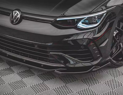 Volkswagen Golf MK8 2020+ Front Lip Glossy Black Onecarworld