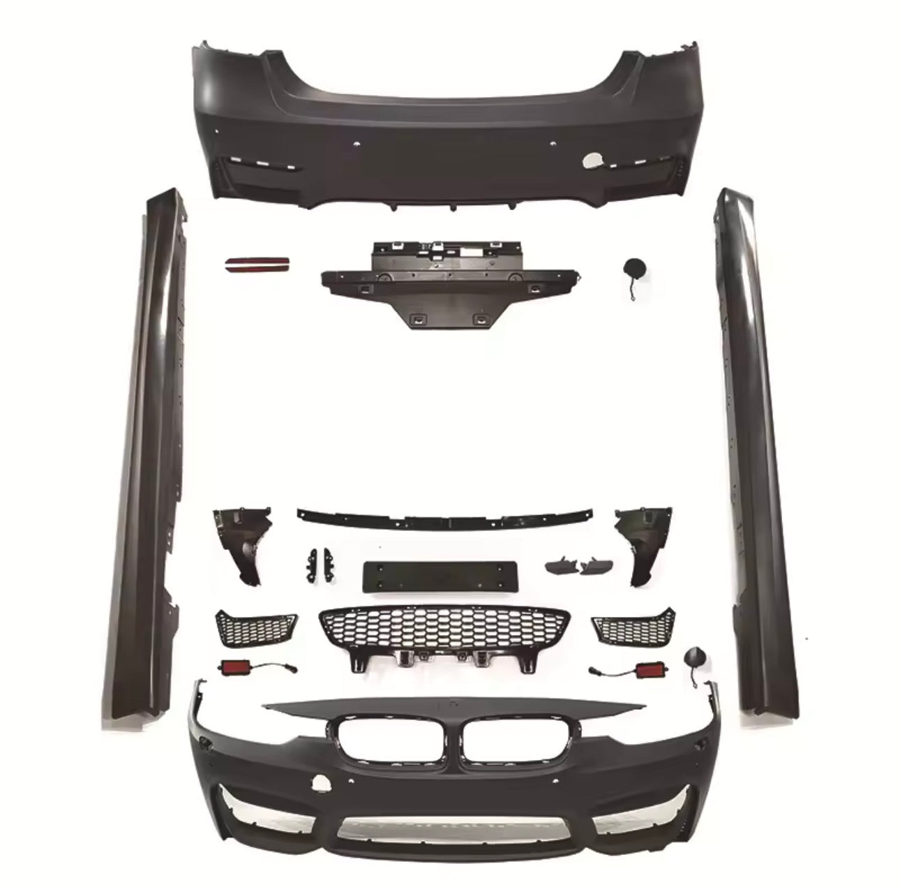 BMW 3 Series F30 M3 Style Full Body Kit Front Bumper Rear Bumper Rocker Panels 2012-2018 Unpainted Primer Onecarworld