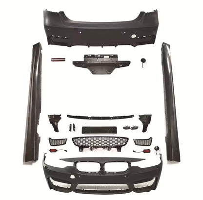 BMW 3 Series F30 M3 Style Full Body Kit Front Bumper Rear Bumper Rocker Panels 2012-2018 Unpainted Primer Onecarworld