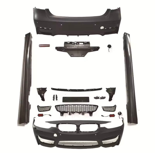 BMW 3 Series F30 M3 Style Full Body Kit Front Bumper Rear Bumper Rocker Panels 2012-2018 Unpainted Primer Onecarworld