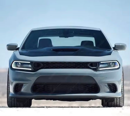 Dodge Charger Front Bumper Kit Hellcat Conversion 2015-2023 Without Fog Lamp Option Unpainted PP Onecarworld