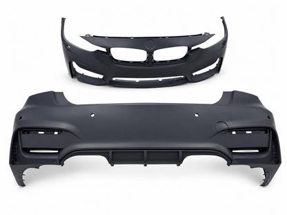 BMW 3 Series F30 M3 Style Full Body Kit Front Bumper Rear Bumper Rocker Panels 2012-2018 Unpainted Primer Onecarworld