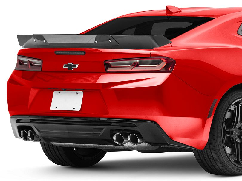 MP Concepts Wicker Bill Rear Spoiler Fits Chevrolet Camaro 2016-2024 (No Rear Camera) Ducktail Style Unpainted – Onecarworld