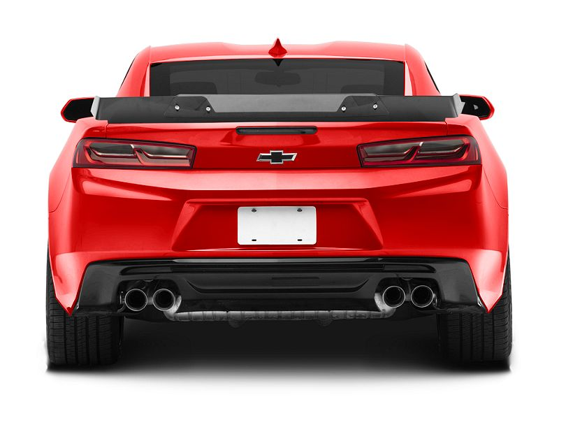 MP Concepts Wicker Bill Rear Spoiler Fits Chevrolet Camaro 2016-2024 (No Rear Camera) Ducktail Style Unpainted – Onecarworld