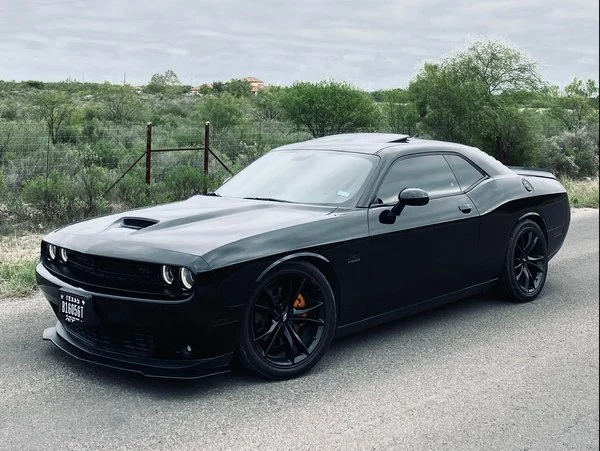 MP Concepts Front Chin Spoiler for Dodge Challenger SXT 2015–2023  Textured Black  Onecarworld