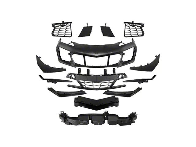 Chevrolet Corvette C8 Stingray Z06 Style Front Conversion Bumper Kit 2020-2026 Unpainted PP Onecarworld