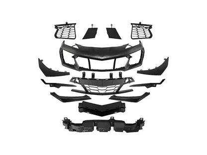 Chevrolet Corvette C8 Stingray Z06 Style Front Conversion Bumper Kit 2020-2026 Unpainted PP Onecarworld