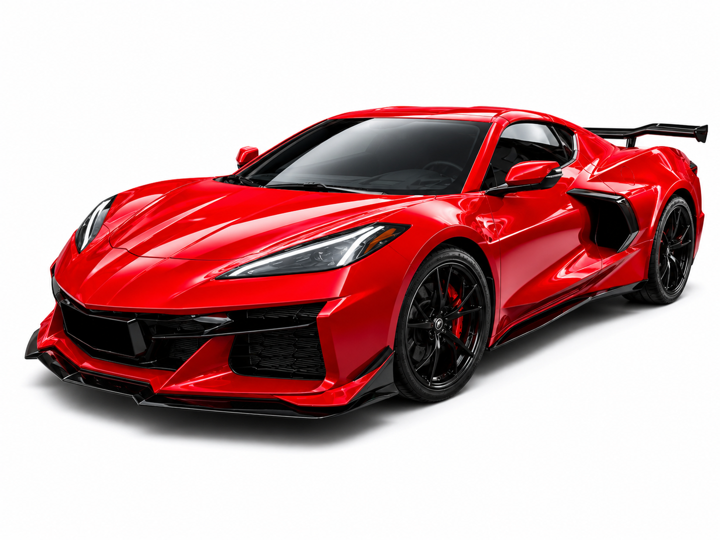 Chevrolet Corvette C8 Stingray Z06 Style Front Conversion Bumper Kit 2020-2026 Unpainted PP Onecarworld