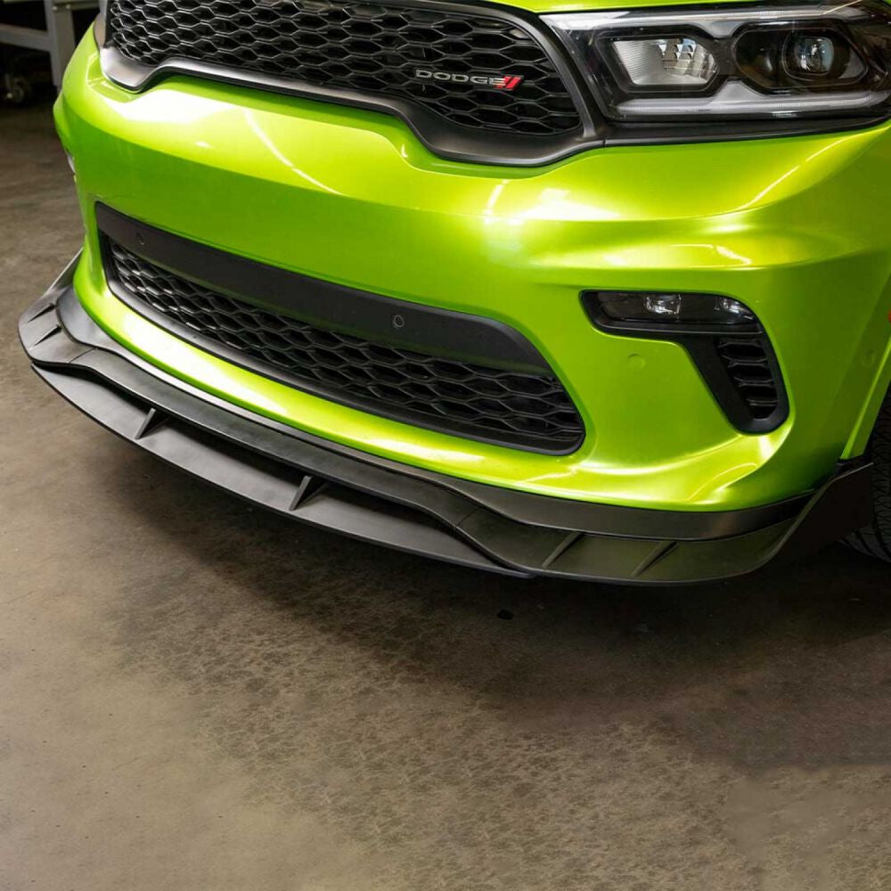 V3R Double Deck Front Bumper Lip Splitter for 2021-2024 Dodge Durango SRT Hellcat - ONECARWORLD