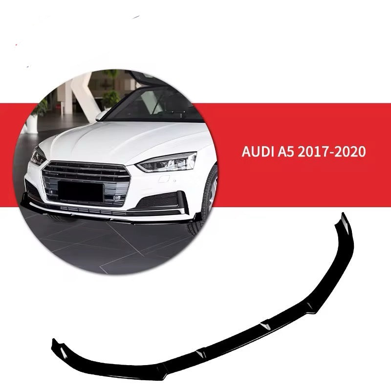 Audi A5 B9 2017–2020 Glossy Black Front Lip – Onecarworld