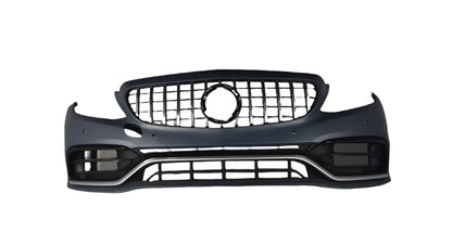 Conversion Front Bumper Kit For Mercedes-Benz W205 C-Class 2014–2020 | Upgrade to AMG C63/C63S Style