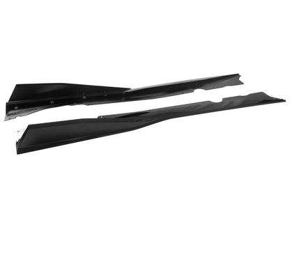Chevrolet Corvette C8 V1 B Style Gloss Black Side Skirts | 2020-2025 | Premium ABS Aero Side Splitters | Onecarworld