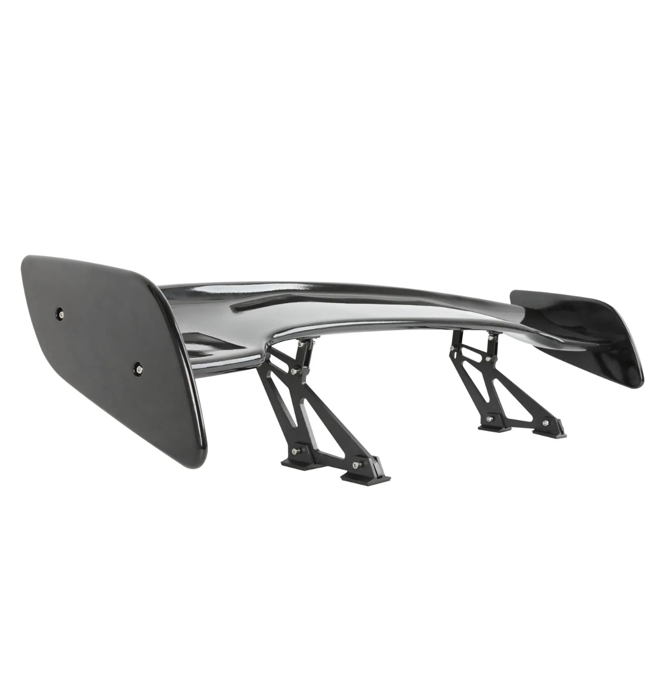 UNIVERSAL 57INCH DRAGON-3 STYLE GLOSSY BLACK REAR TRUNK SPOILER WING FOR ALL SEDAN CARS - ONECARWORLD
