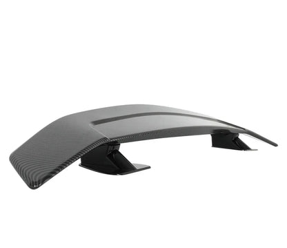 UNIVERSAL CARBON STYLE REAR TRUNK SPOILER WING FOR ALL SEDAN CARS WITH FLAT SURFACE TRUNK. - ONECARWORLD