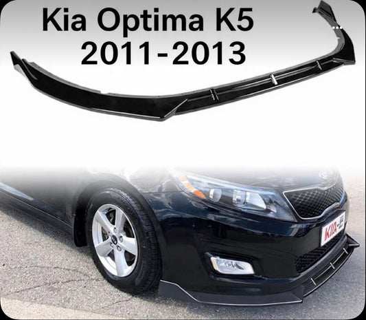 Kia Optima K5 Front Splitter Glossy Black Front Bumper Lip for 2011–2013 Onecarworld